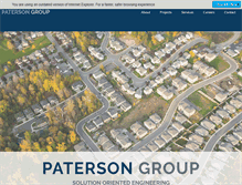 Tablet Screenshot of patersongroup.ca